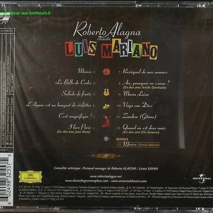 Roberto Alagna singt Luis Mariano - CD