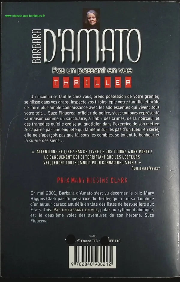 Not a Passerby in Sight - Barbara d'Amato - book