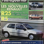 Les nouvelles Renault 25 et Renault 5 - L'auto journal - n° 6 - 1990 - revue magazine - voiture