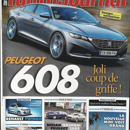 Peugeot 608 - L'auto journal - n° 901 - 2014 - revue magazine - voiture