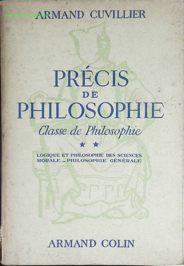 Précis de philosophie - Armand Cuvillier - livre