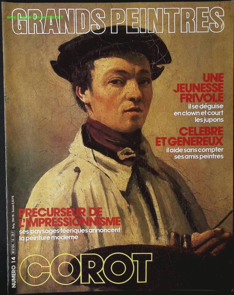Corot - Grands Peintres - n° 14 - revue magazine + 4 reproductions - ART peinture
