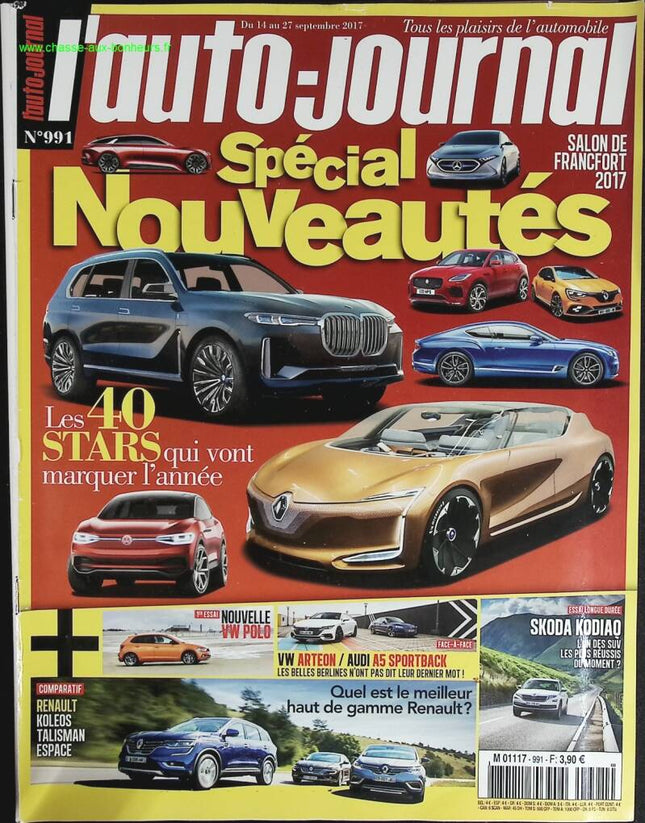Besondere Neuerscheinungen - L'auto journal - Nr. 991 - 2017 - Zeitschriftenrezension - Auto