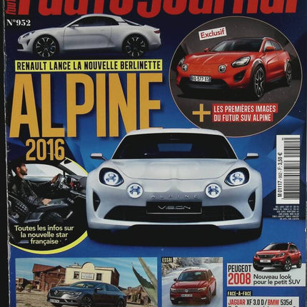 Alpine - L'auto journal - Nr. 952 - 2016 - Zeitschriftenbericht - Auto