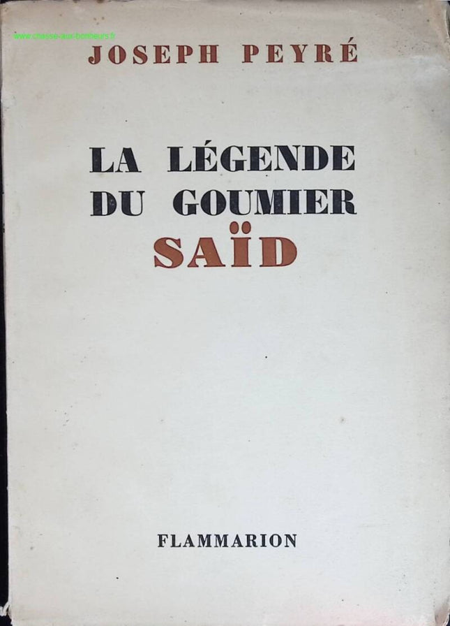 Die Legende von Goumier Said - Joseph Peyré - Buch