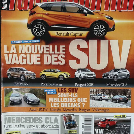 La nouvelle vague des SUV - L'auto journal - n° 873 - 2013 - revue magazine - voiture
