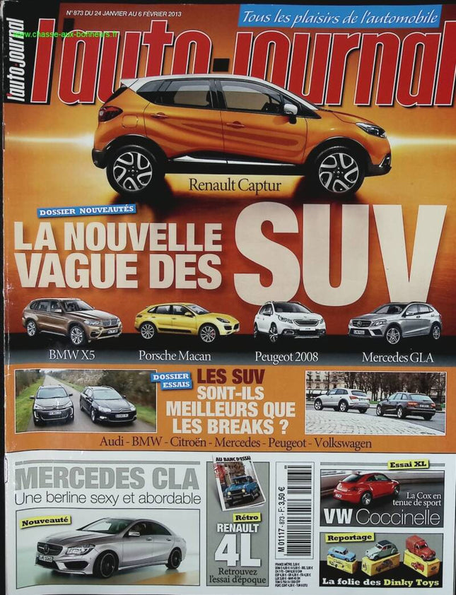 The new wave of SUVs - L'auto journal - n° 873 - 2013 - magazine review - car