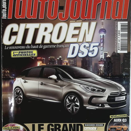Citroën DS 5 - L'auto journal - n° 827 - 2011 - revue magazine - voiture