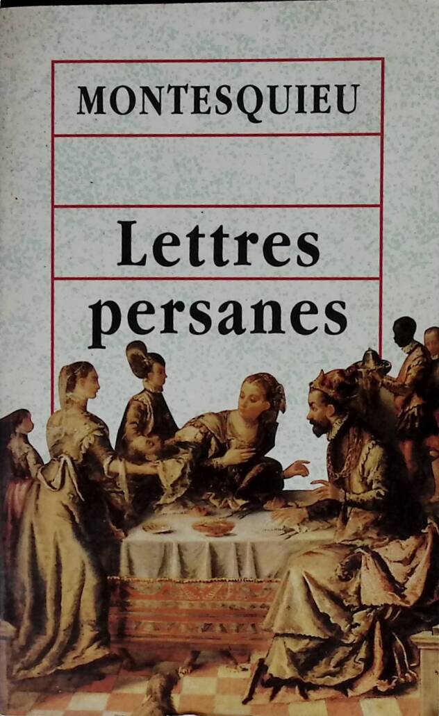 Lettres Persanes - Montesquieu - 1993 - livre
