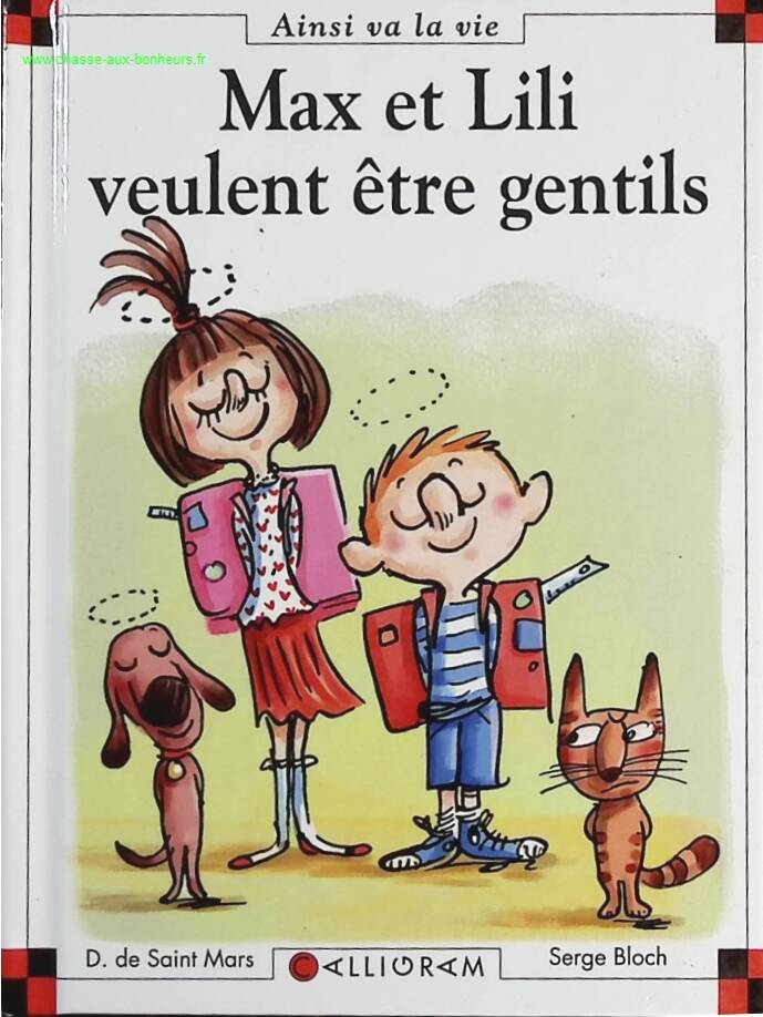 Max and Lili Want to Be Nice - Dominique de Saint Mars, Serge Bloch - book