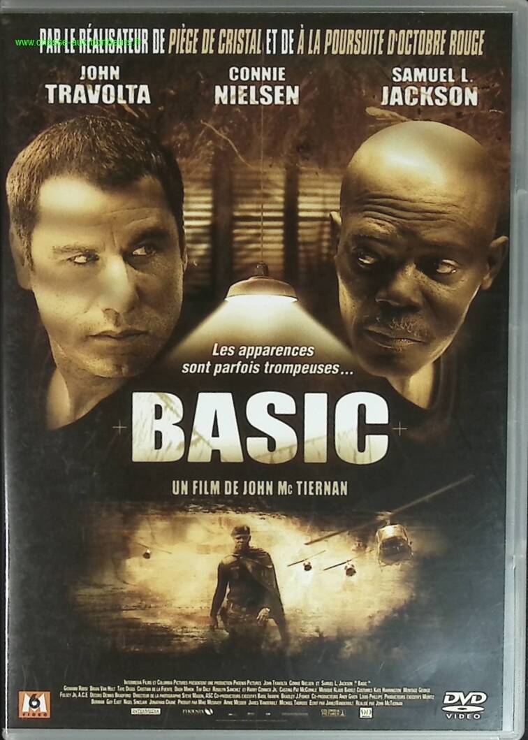 Basic - John Travolta - Samuel L. Jackson DVD thriller