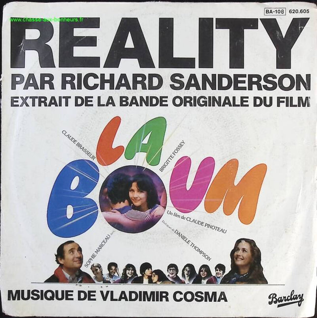 La Boum – Reality Richard Sanderson – 45 U/min Vinyl-Schallplatte