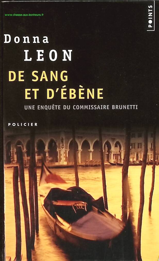 De sang et d'ébène - Donna Leon - livre