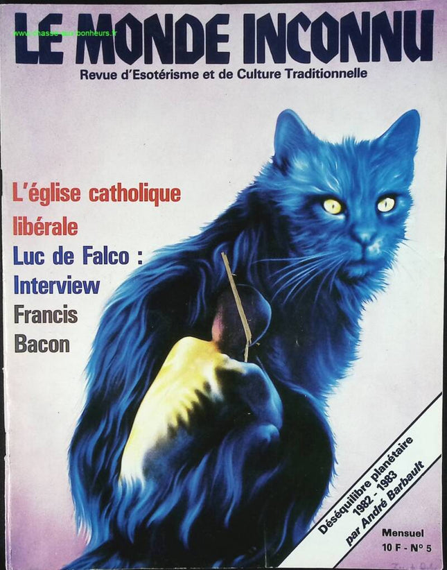 L'église catholique libérale - Le monde inconnu - n° 5 - 1980 - revue magazine - ésotérisme