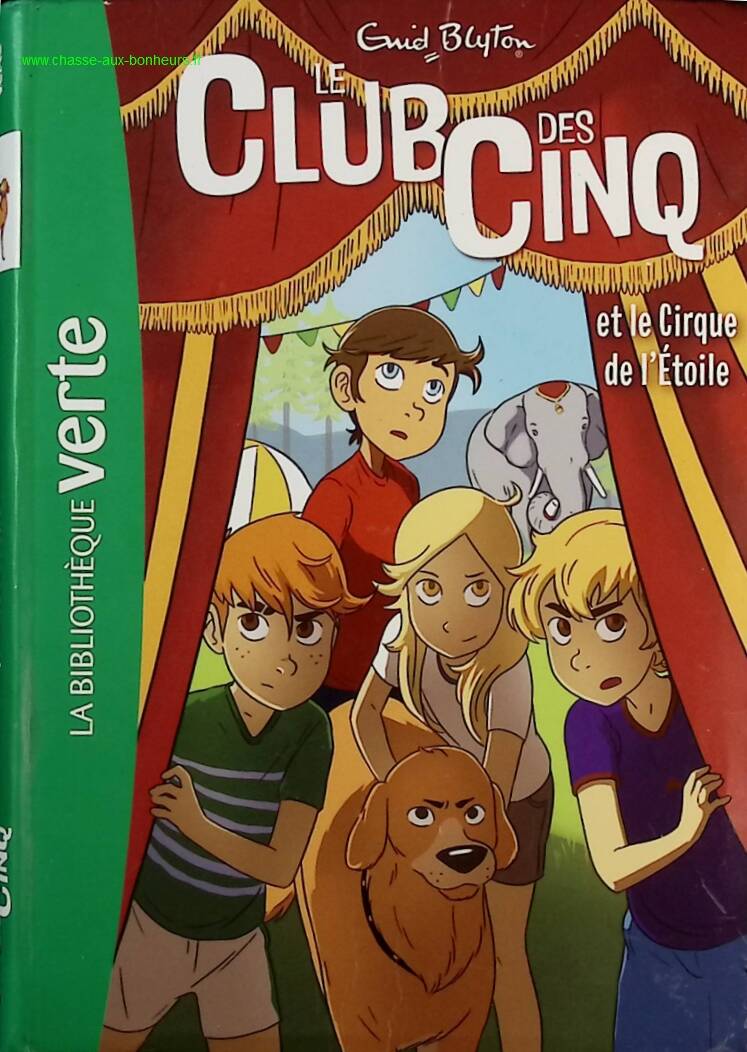 The Famous Five and the Circus of the Star Library Green - Enid Blyton - Book