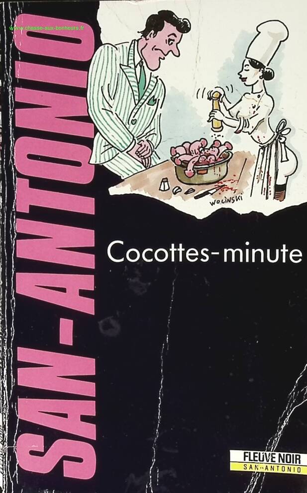 Cocottes minutes – San-Antonio – roman policier humour polar français commissaire San-Antonio d’occasion - livre