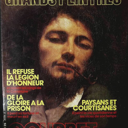 Courbet - Große Maler - Nr. 25 - Zeitschriftenrezension + 4 Reproduktionen - KUNST-Malerei