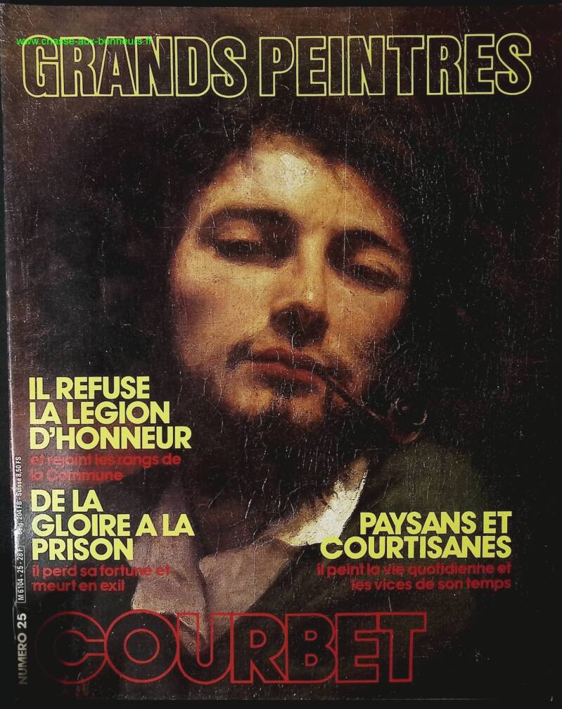 Courbet - Grands Peintres - n° 25 - revue magazine + 4 reproductions - ART peinture
