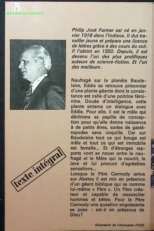 Des rapports étranges - Philip José Farmer - livre
