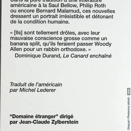Les Mauvais Juifs - Gerald Shapiro - livre