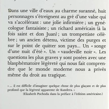 Der Abschiedswalzer - Milan Kundera - Buch