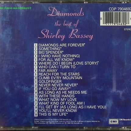 The Best Of Shirley Bassey - Diamonds - CD