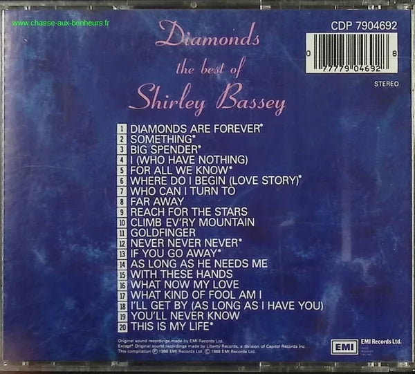 The Best Of Shirley Bassey - Diamonds - CD