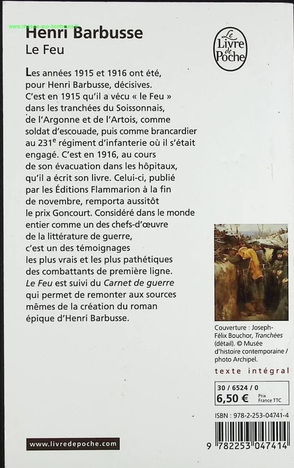 Fire - Henri Barbusse - book