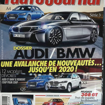 AUDI BMW - L'auto journal - n° 925 - 2015 - revue magazine - voiture