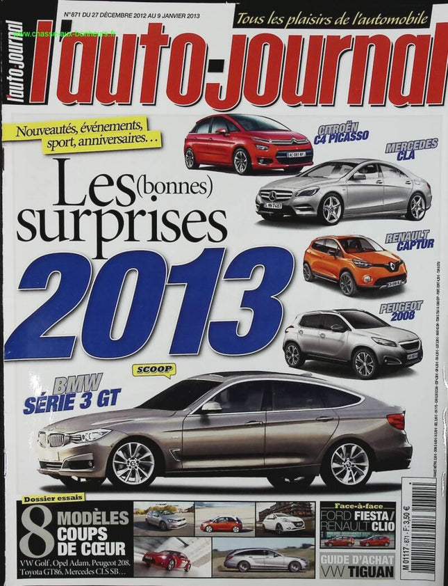 Surprises 2013 - L'auto journal - n° 871 - 2013 - magazine review - car