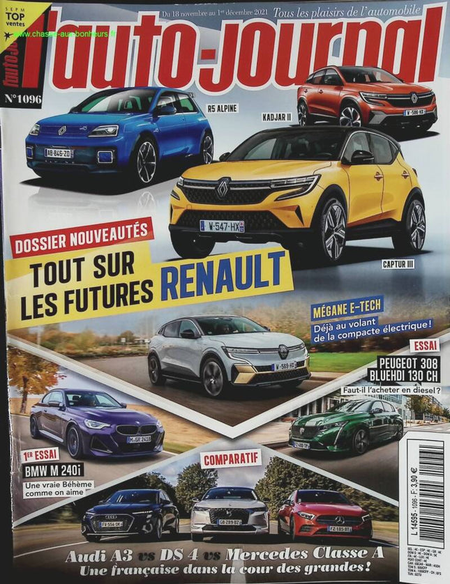Alles über die Zukunft von Renault - L'auto journal - Nr. 1096 - 2021 - Zeitschriftenbericht - Auto