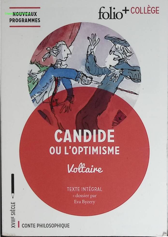 Candide ou l'optimisme - Voltaire - livre