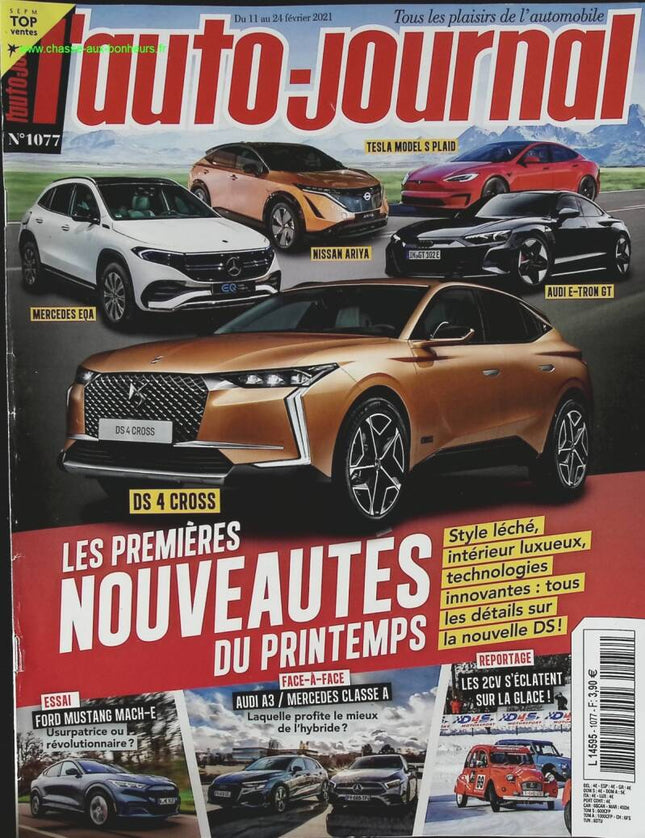 Tesla Mercedes EQA DS 4 Cross - L'auto journal - Nr. 1077 - 2021 - Zeitschriftenbericht - Auto