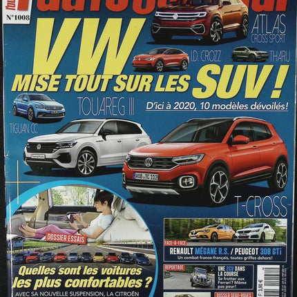 Volkswagen SUV - L'auto journal - n° 1008 - 2018 - magazine review - car