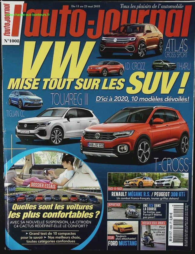 Volkswagen SUV - L'auto journal - n° 1008 - 2018 - revue magazine - voiture