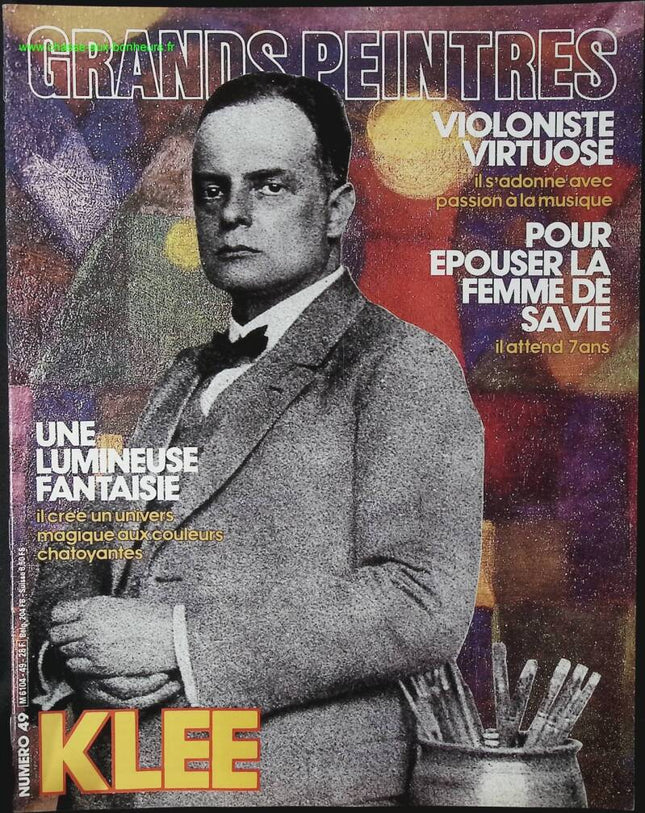 Klee - Grands Peintres - n° 49 - revue magazine + 4 reproductions - ART peinture