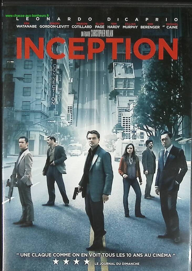 Inception DVD occasion – Leonardo DiCaprio Marion Cotillard – film de science-fiction culte de Christopher Nolan - DVD