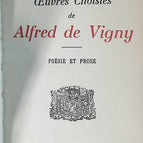 Selected Works - Alfred de Vigny - book
