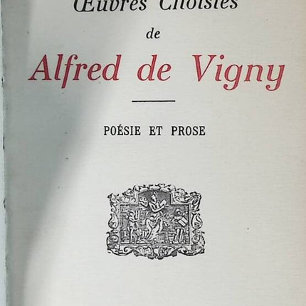 Selected Works - Alfred de Vigny - book