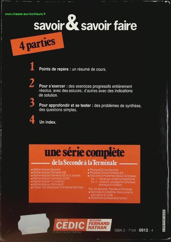 Maths premières s/e vol.1 - collection savoir &amp; faire - Sperandio Daniéle - book