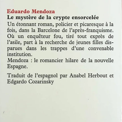 The Mystery of the Bewitched Crypt - Anabel Herbout - book