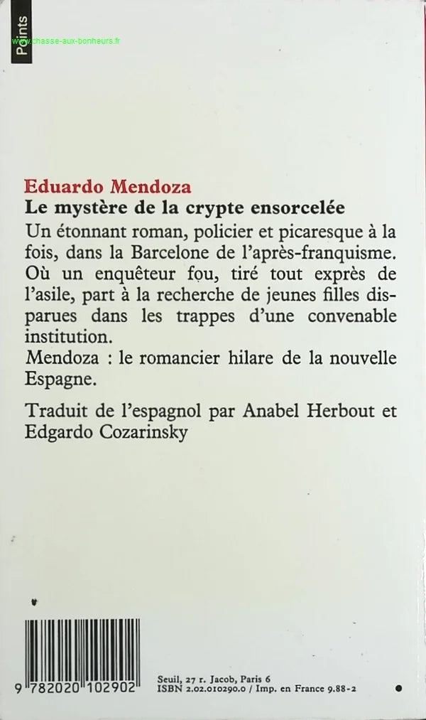 The Mystery of the Bewitched Crypt - Anabel Herbout - book