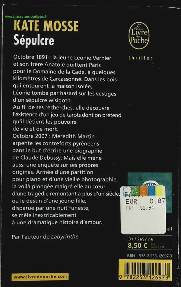 Sepulchre - Kate Mosse - book