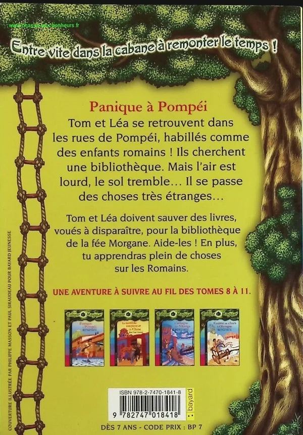 The Magic Treehouse Volume 8 - Panic in Pompeii - Mary Pope Osborne - book