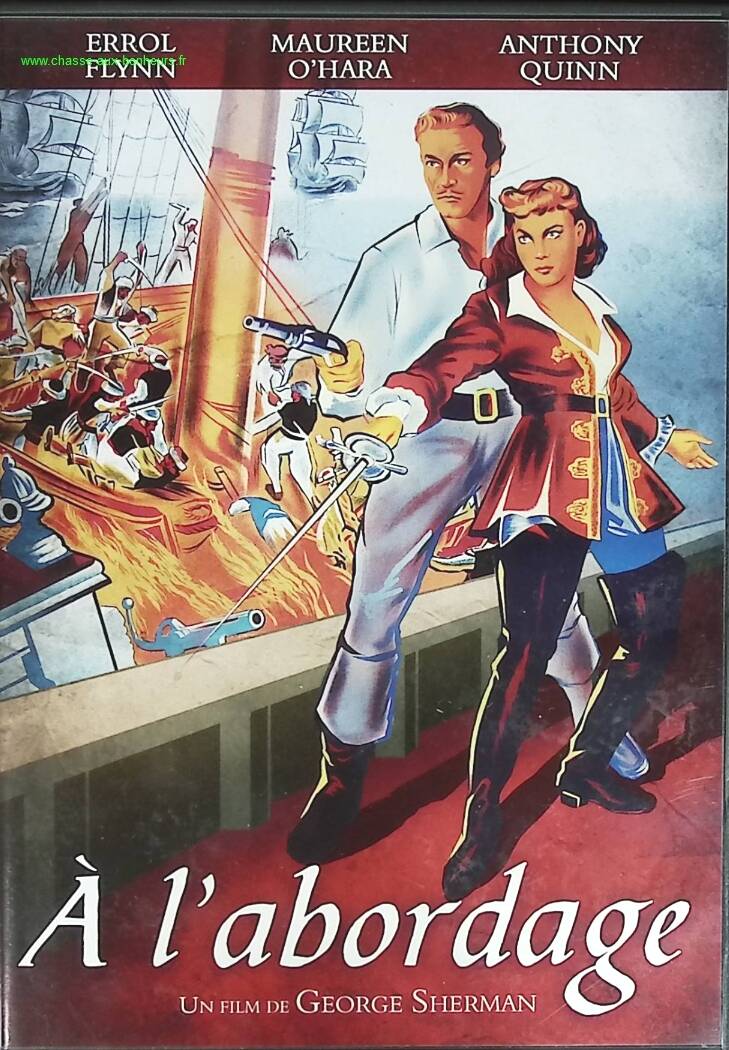 All Aboard - Errol Flynn, Maureen O'Hara, Anthony Quinn - DVD-Abenteuerfilm Vintage 1952