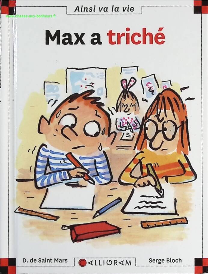 Max Cheated - Dominique de Saint Mars, Serge Bloch - book