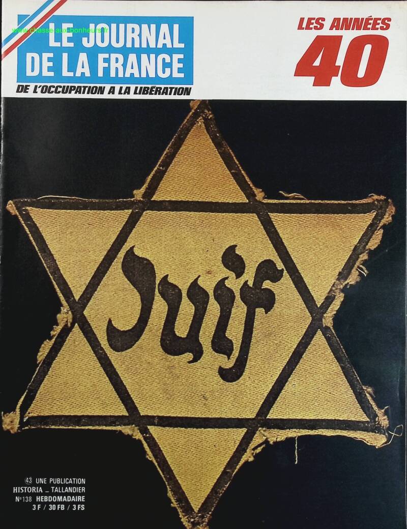 Jew - No. 138 - The newspaper of France in the 1940s - Magazine review book