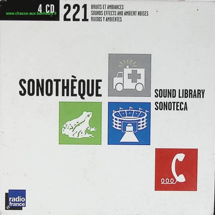Sound Library - 221 Sounds und Ambiances - 4 Audio-CDs - CD