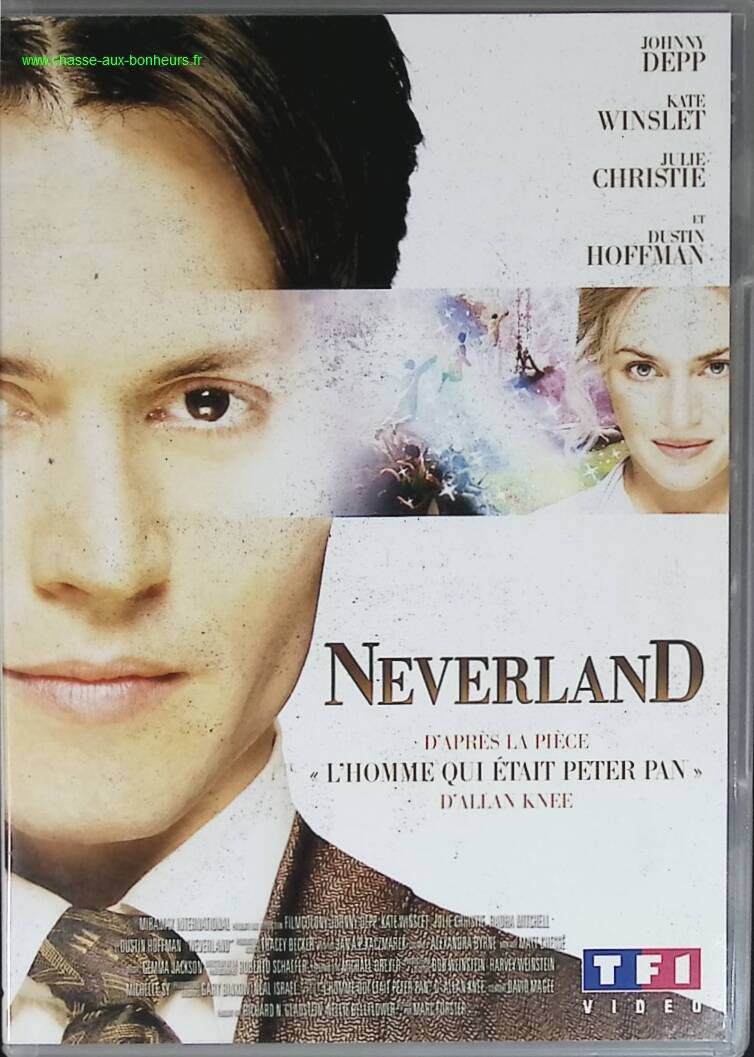 Neverland - Johnny Depp - Kate Winslet, drama DVD