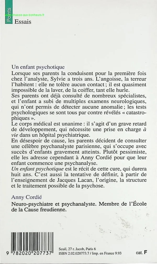 A Psychotic Child - Anny Cordié - book